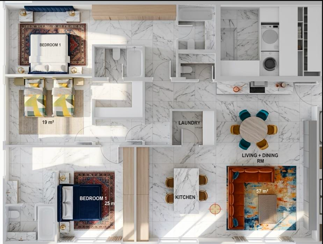 178sqm Floor Plan