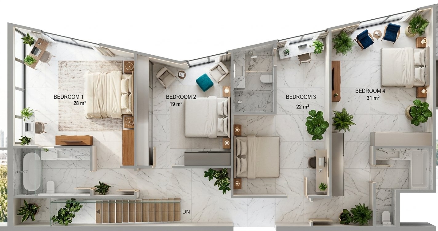 292sqm Upper Floor