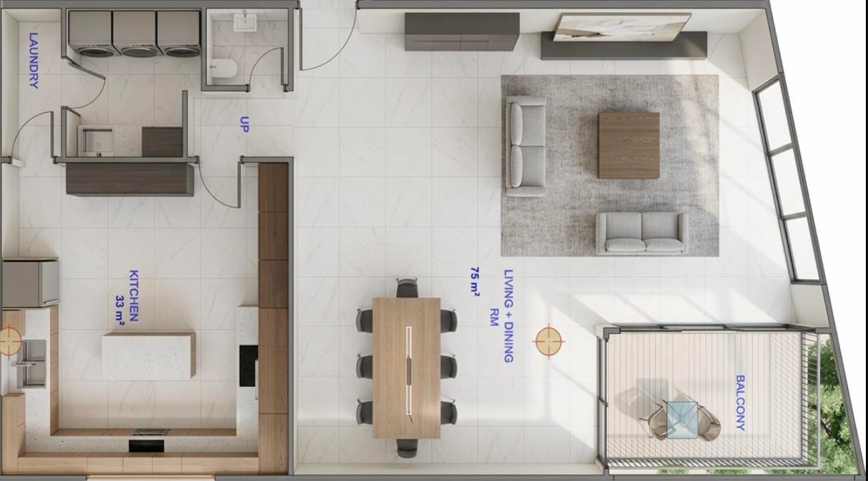 307sqm Lower Floor